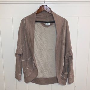 Oversized Tan Cardigan